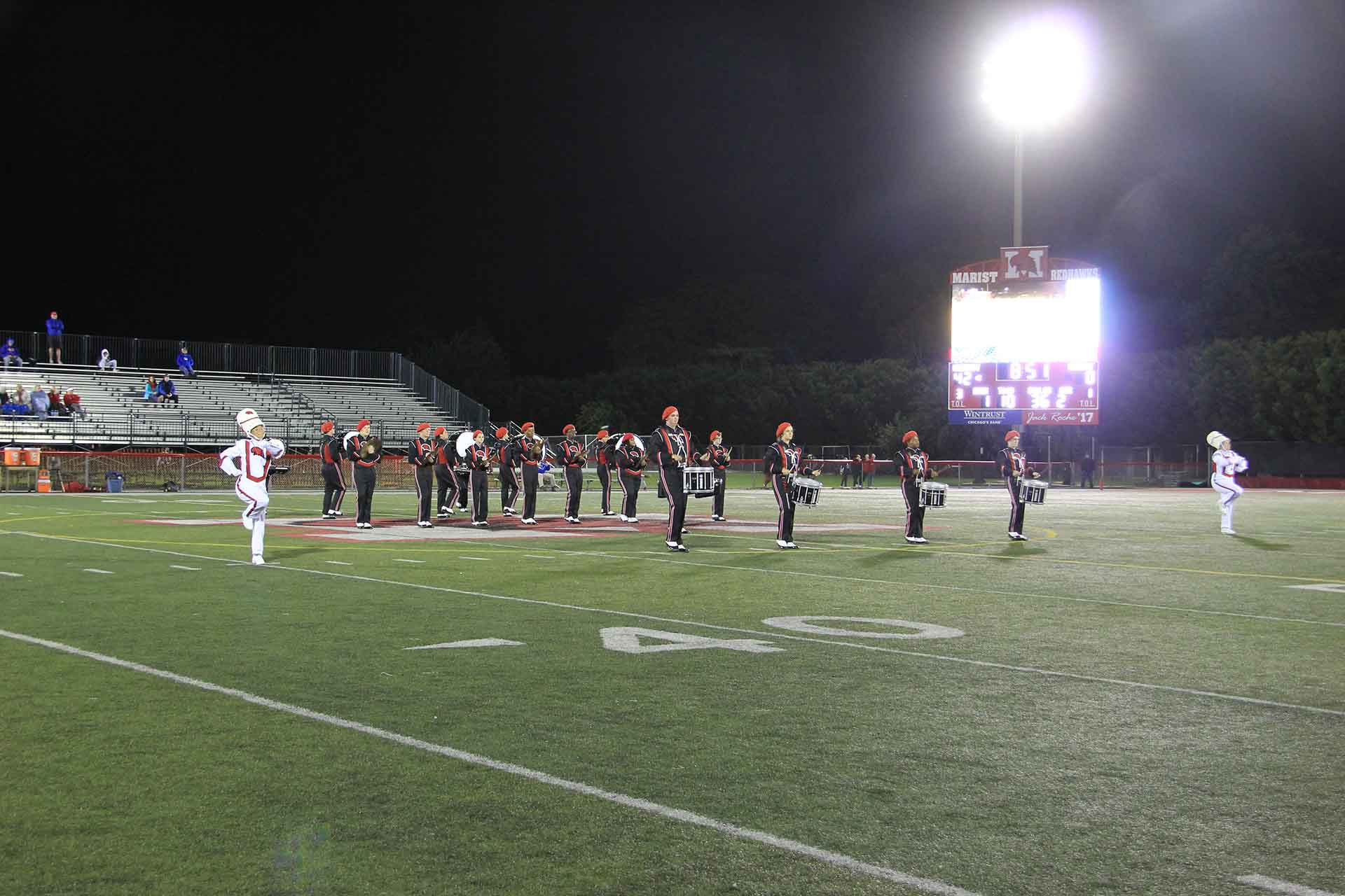 2017-5-Year-Reunion-and-Scoreboard-Dedication-band-team-performs