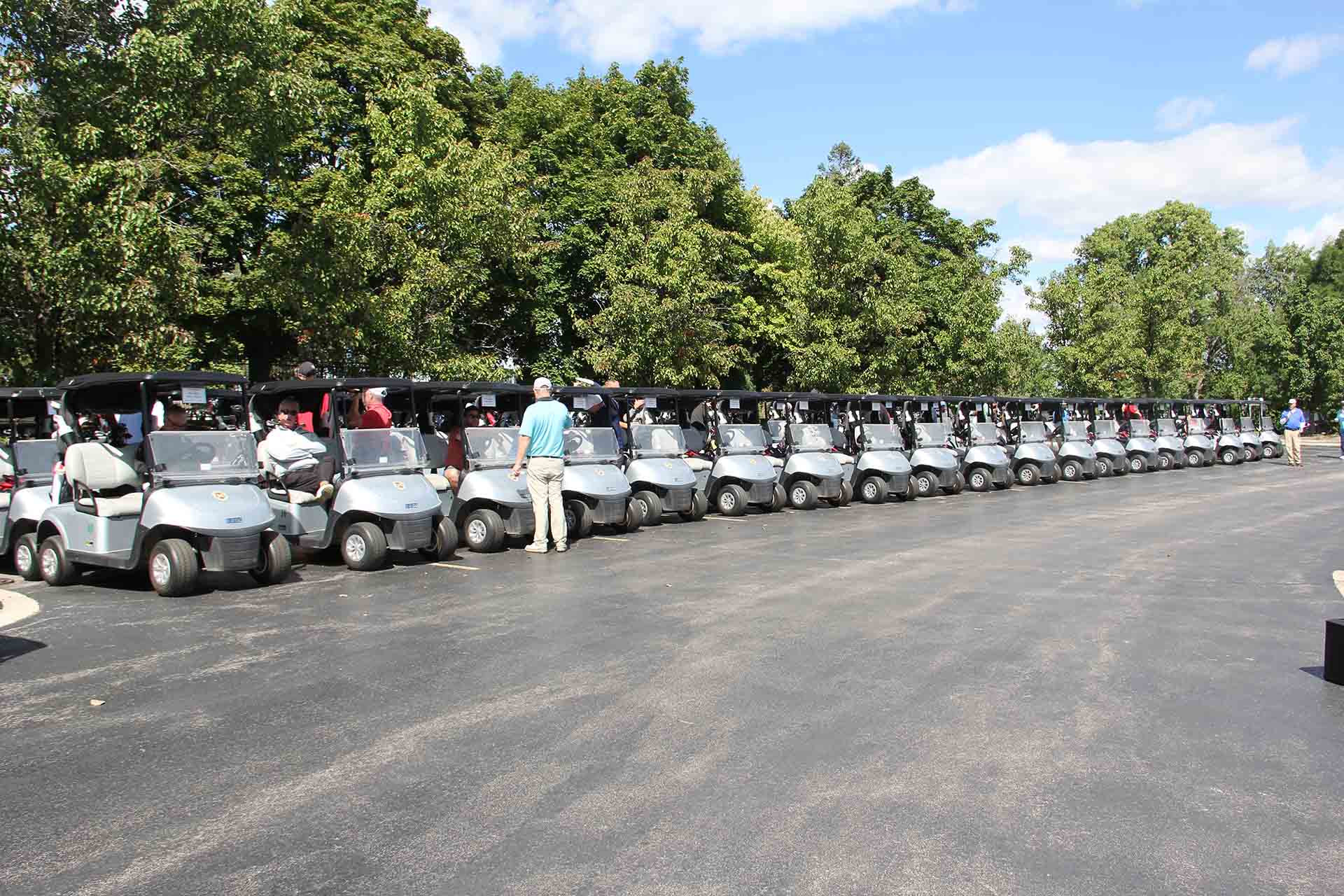 2022-Endowment-Golf-Classic-wide-angle-shot-of-golf-carts