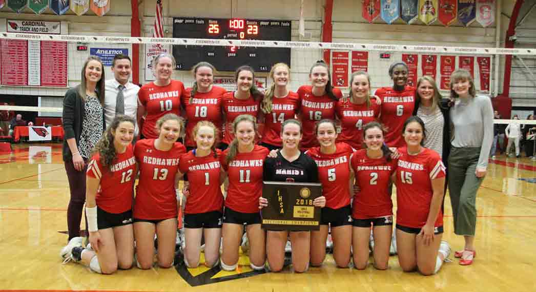 Volleyball Sectional Final vs. Marian Catholic Marist Premier