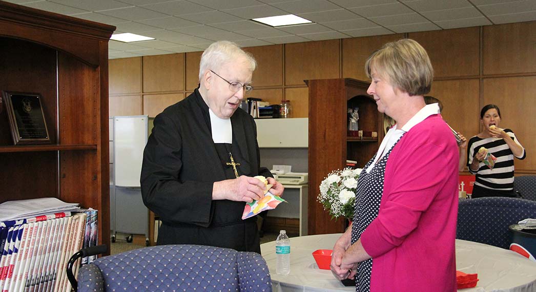 Br. Brendan anniversary reception