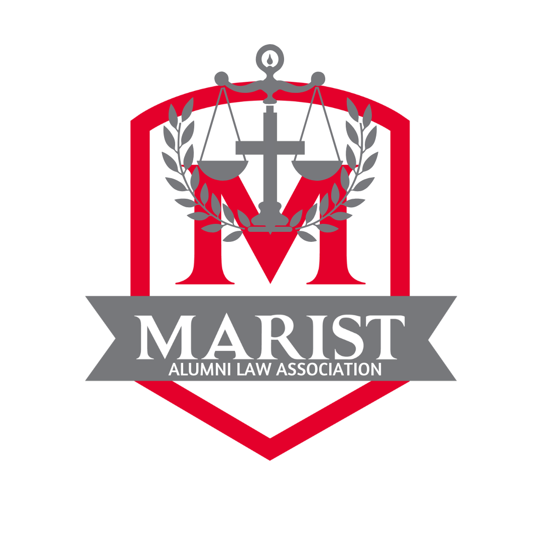 law association logo Marist High School Law Association alumni group of attorneys and legal professionals connecting with students and supporting the Marist community.