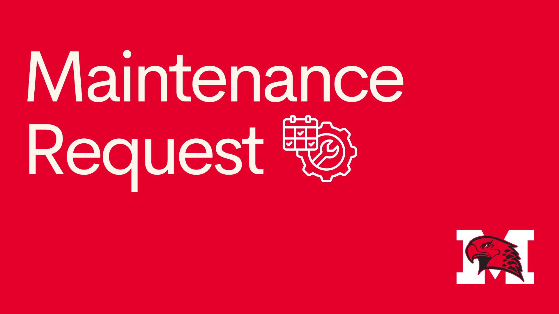 marist high school maintenance request