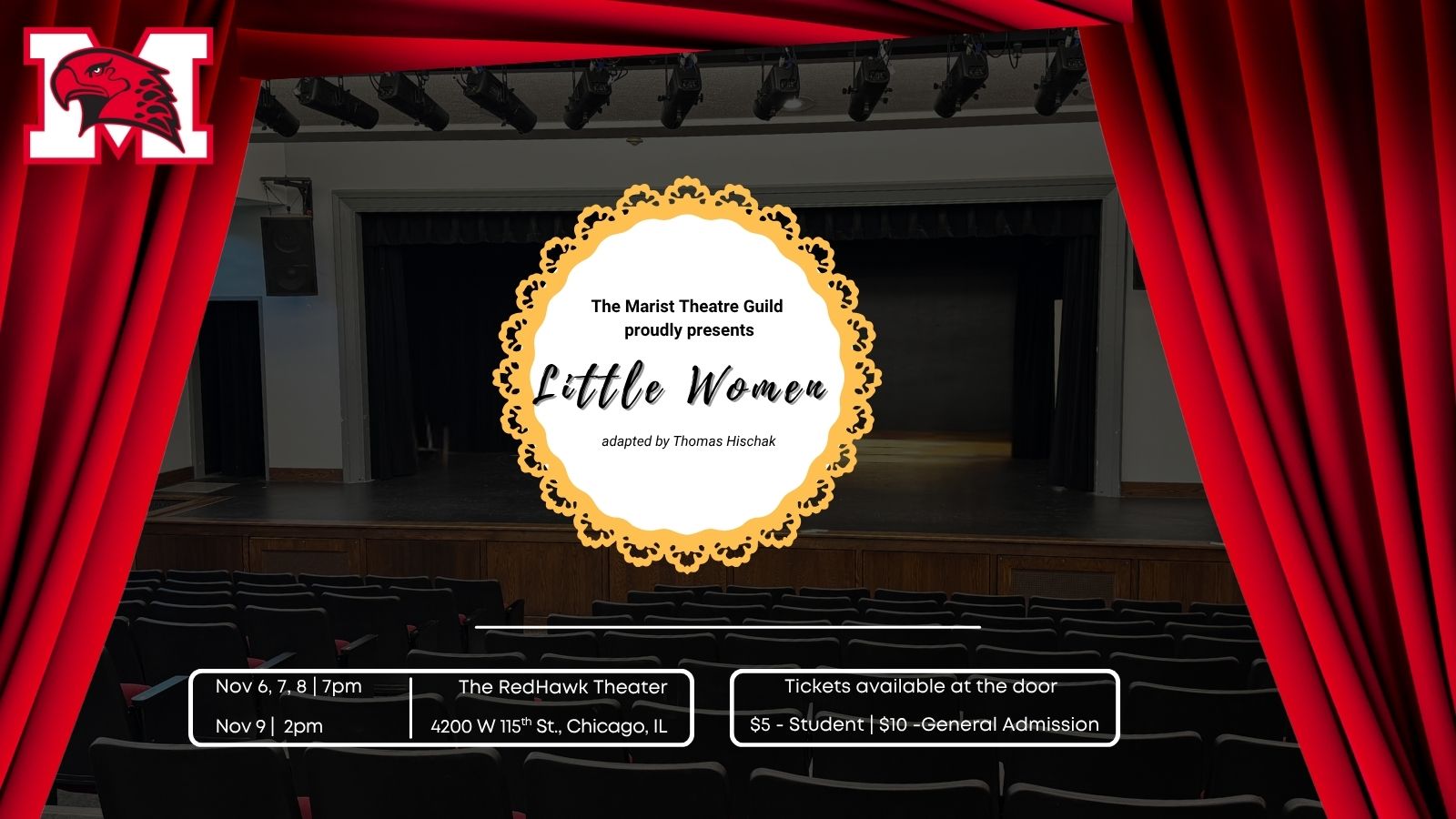 little women play at Marist High School