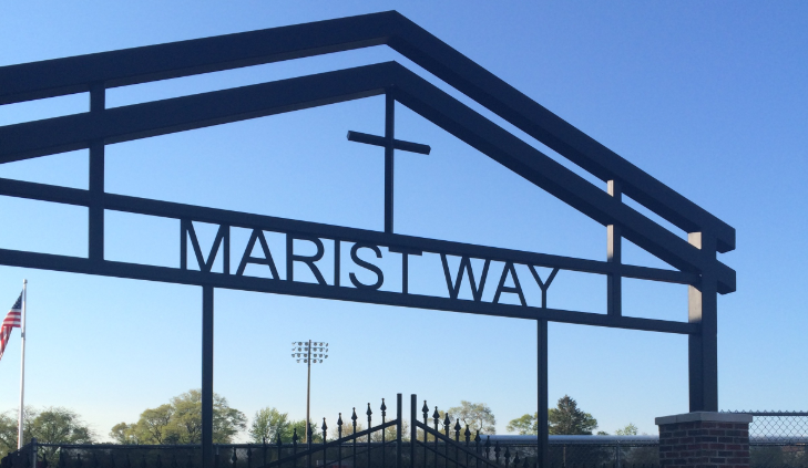 Marist High School students participating in a service project in honor of MLK Jr. Day