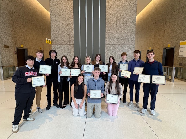 Marist High School student journalists recognized at the Scholastic Press Association of Chicago Awards