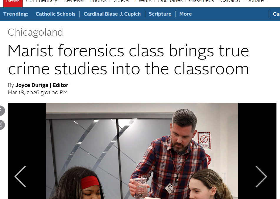 Marist Forensics Class Featured in Chicago Catholic