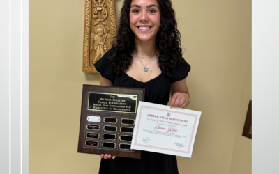 Liliana Kolar Awarded Senior Year Scholarship for Excellence in Mathematics