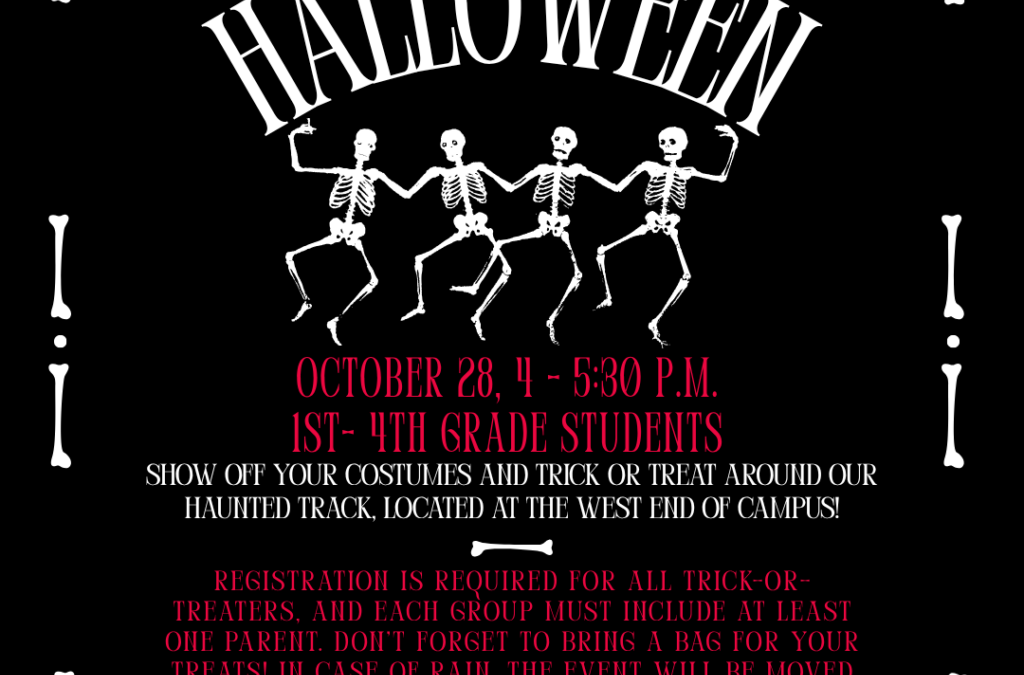 High School Halloween for 1st-4th Grade Students – Register Now!